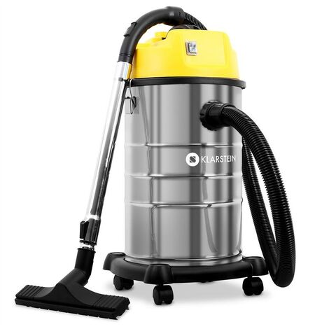 IVC-30 Aspirateur industriel sec et humide 30L 1800W - Jaune - Jaune