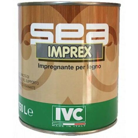 IVC Sea Imprex Smalto Protettivo Impregnante Legno Colore Mogano LT. 0,75