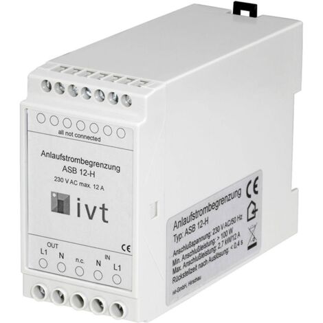 IVT 18017-H Limitateur de courant d'appel ASB 12-H blanc A429031