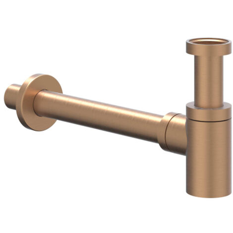 IVY Siphon design - modèle bas - cuivre mat brossé PVD