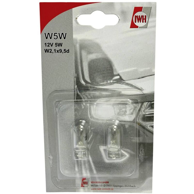 IWH - 019364 Lampadina standard W5W 5 w 12 v