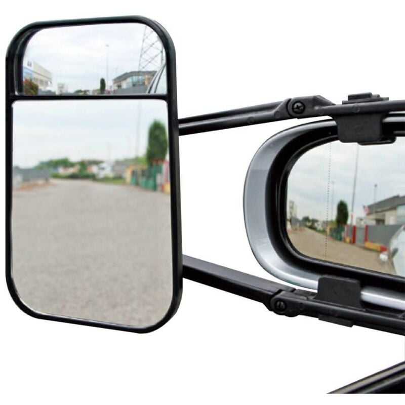 IWH - Caravanspiegel xl Duo 019606 Rétroviseur 220 mm x 125 mm