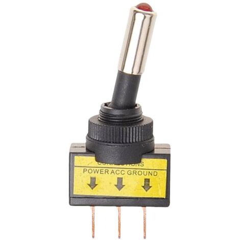 IWH 19023 Interruttore a levetta rot 12 V 20 A 1 pz.
