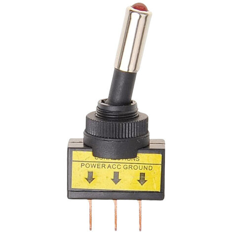IWH 19023 Kippschalter rot 12 V 20 A    1 St.