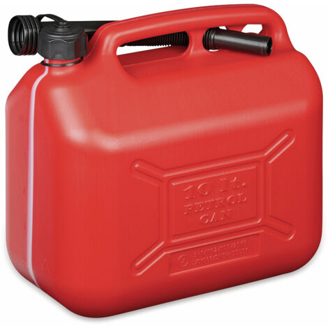 IWH Benzinkanister 10 l, rot, mit Füllstandsanzeige