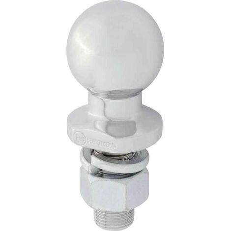 IWH Boule d'attelage Charge d'appui admissible=2000 kg 50 mm Silver Steel50 W287543