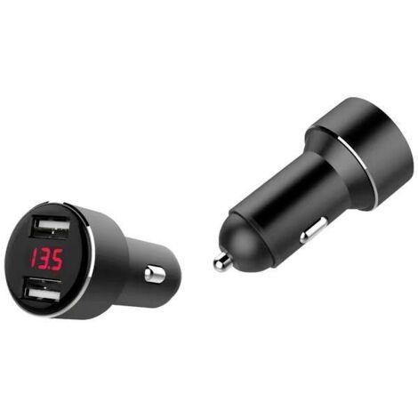 IWH Caricabatterie USB dual con indicatore di tensione Portata massima corrente=4800 mA 12 o 24 V/DC