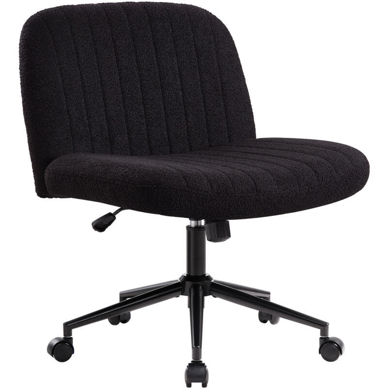 Intimate Wm Heart - iwmh Chaise de Bureau sans accoudoirs, Chaise pivotante réglable en hauteur avec roulettes, Chaise de lecture avec coussin plus