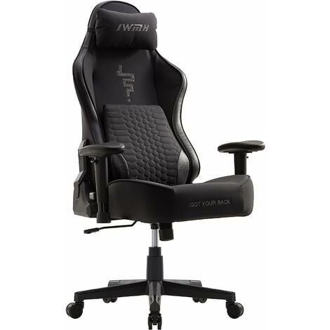 JOYFLY Chaise Gaming Ergonomique Fauteuil Gamer Support Lombaire
