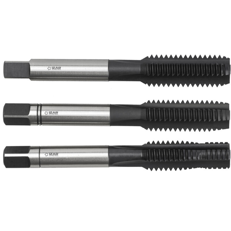 Izar - Juego 3-Machos Mano hss Co DIN352/2181 (M/Mf) Inox - 3036 - 18,00X2,50