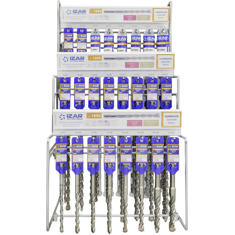 Izar - Displays y Presentaciones - 4995 - Disp. 02 - Broca-Martillo sds Plus 2