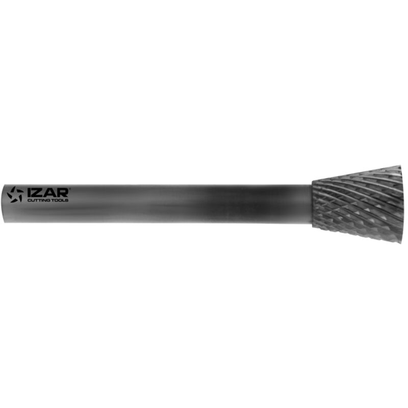 Fresa Rotativa Metal Duro Tipo n Cono Invertido - 9252 - 12,70X06,00 mm Dent.4 Izar