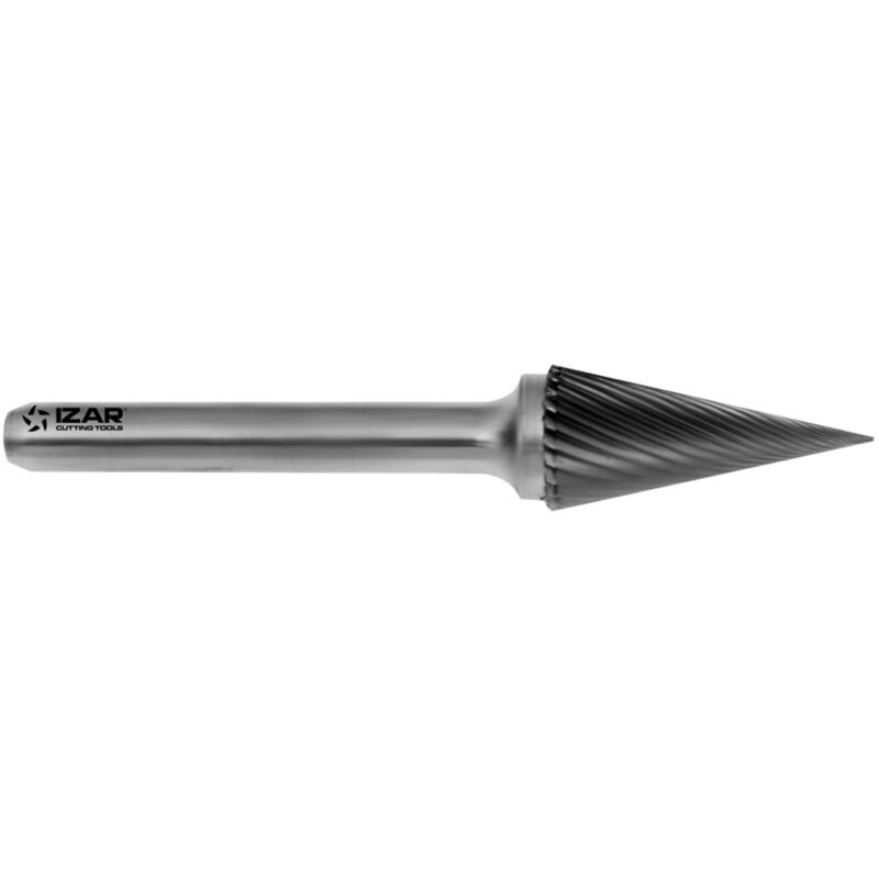 Izar - Fresa Rotativa Metal Duro Tipo m Conica - 9255 - 06,00X06,00 mm Dent.3