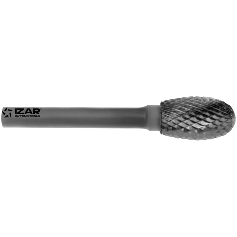 Izar - Fresa Rotativa Metal Duro Tipo e Gota-Oval - 9257 - 12,70X08,00 mm Dent.6