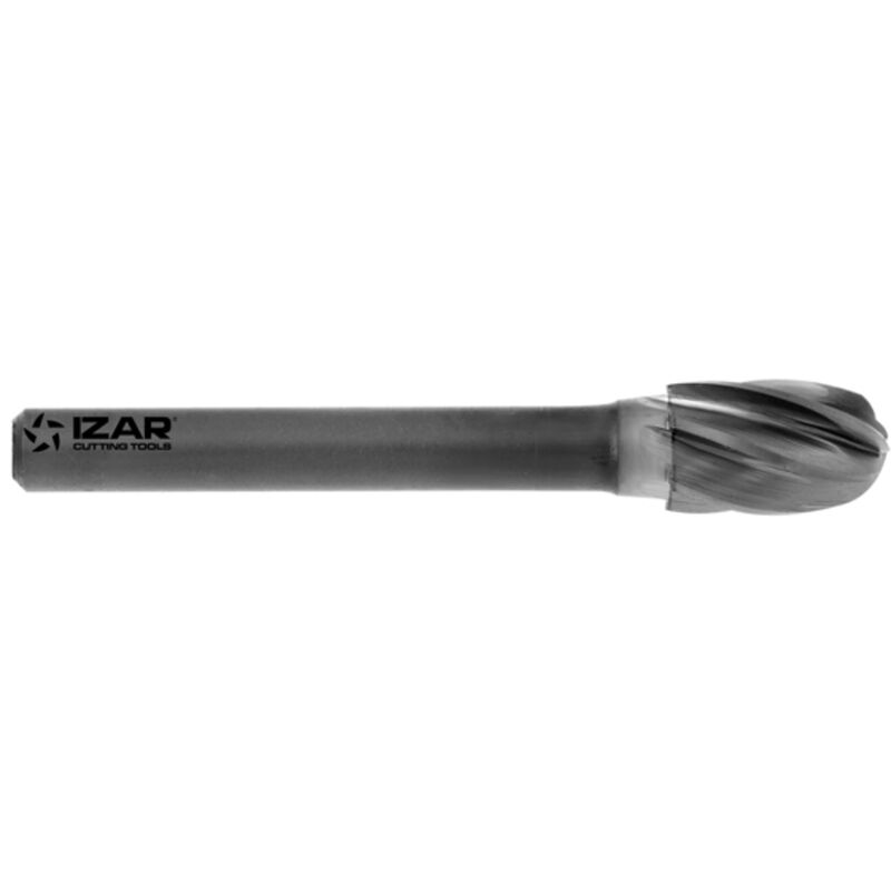 Fresa Rotativa Metal Duro Tipo E Gota-Oval - 9257 - 16,00X08,00 mm Dent.1 IZAR