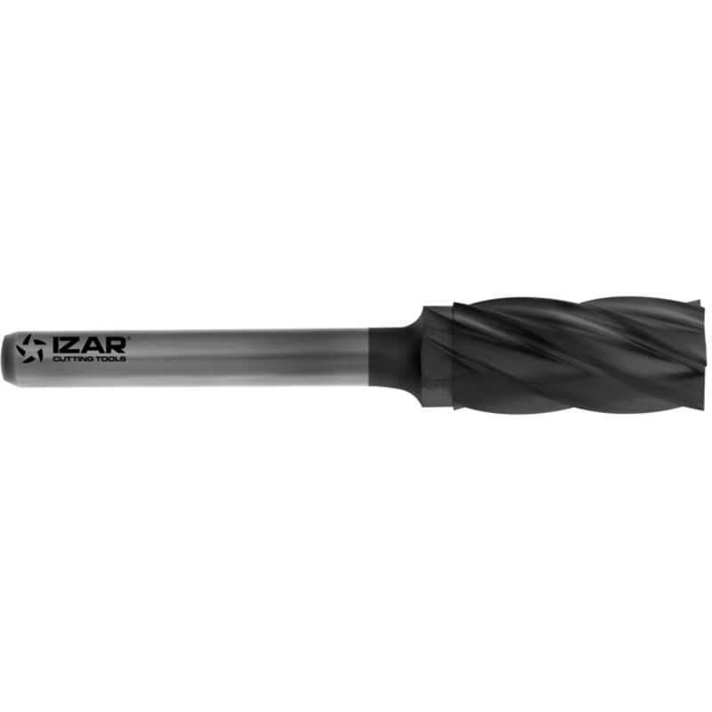 Izar - Fresa Rotativa Metal Duro Tipo a Sin-Corte-Centro - 9250 - 12,70X06,00 mm Dent.1 - AlTIN