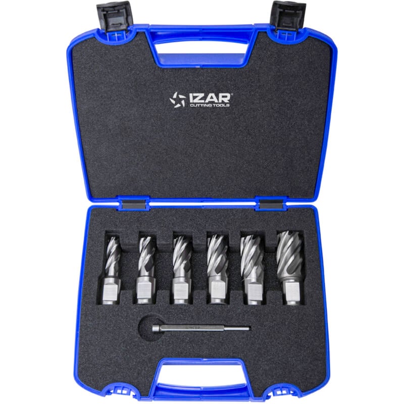 Izar - Fresa Hueca HSS-Xt Maquina Electromagnetica - 4070 - Set 12-14-16-18-20-22 mm