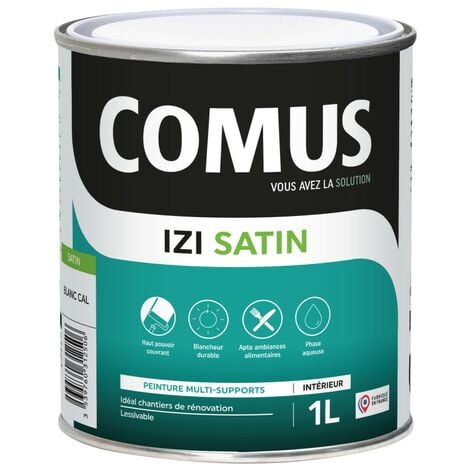 IZI'SATIN - Peinture acrylique d'aspect satin en phase aqueuse - COMUS