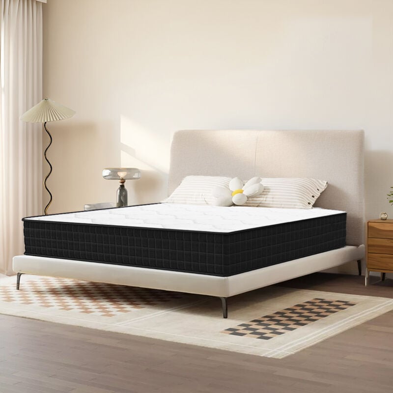 Matelas Mousse 90x200cm - Épaisseur 15 cm - pour Adulte Enfant - Zones de Confort Mousse - Iztoss