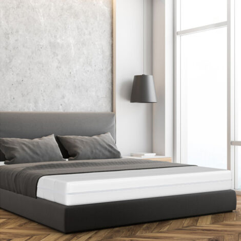 Iztoss – Matelas mousse 90x190 cm – Épaisseur 15 cm – Soutien medium – Housse microfibre lavable 60° – Testé OEKO-TEX® STANDARD 100