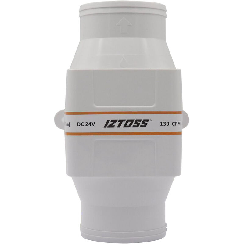 

IZTOSS - Soplador de aire de sentina marino blanco, 12 V, funcionamiento silencioso, bajo consumo de amperios,Blanco, pequeno de 24 V