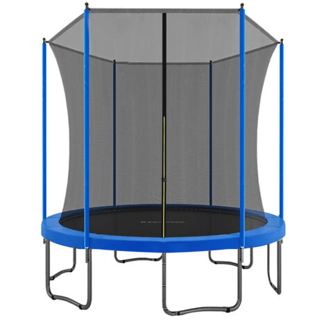 Iztoss – Trampoline Ø183cm – Charge maximale 50 kg – Acier galvanisé – Filet résistant à la déchirure – Pour enfants – Bleu