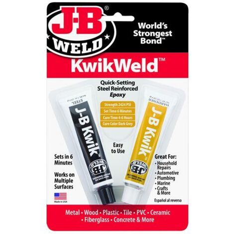J-B Weld KwikWeld Epoxy Adhesive 2x30ml - Strong Repair