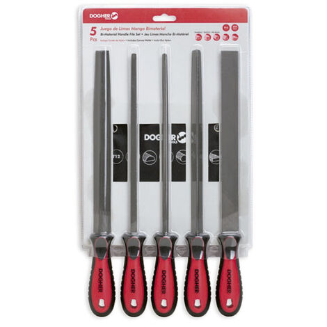 J. Limes mixtes 250mm 5 pièces sous blister  DOGHER 815-003