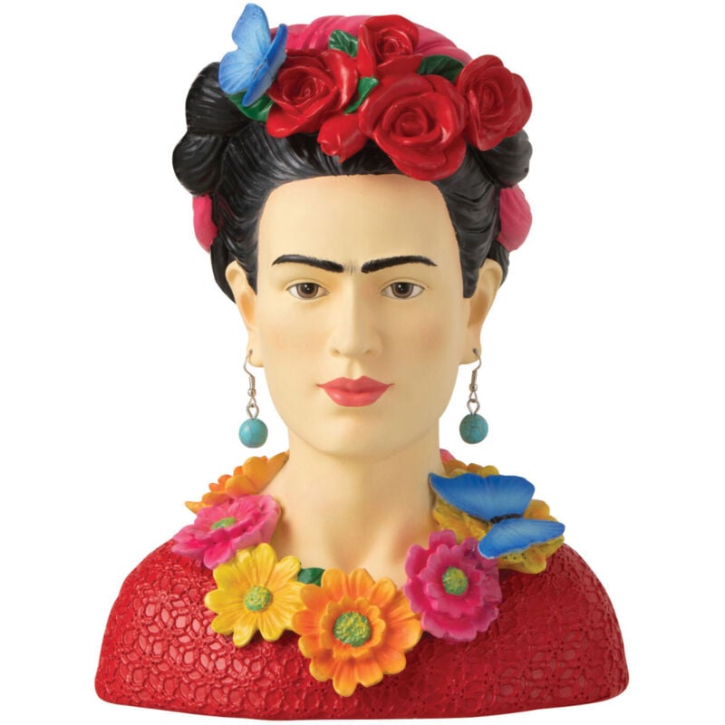 Buste de Frida Kahlo en polyresine 22 cm