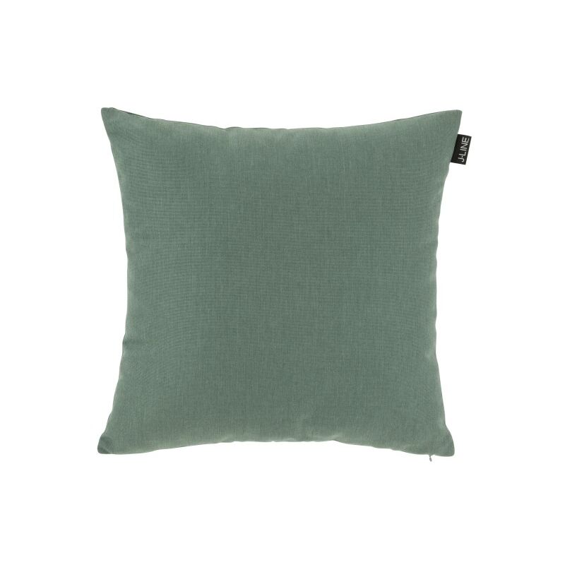 J-line - Coussin extérieur en polypropylène vert 50x50x18 cm
