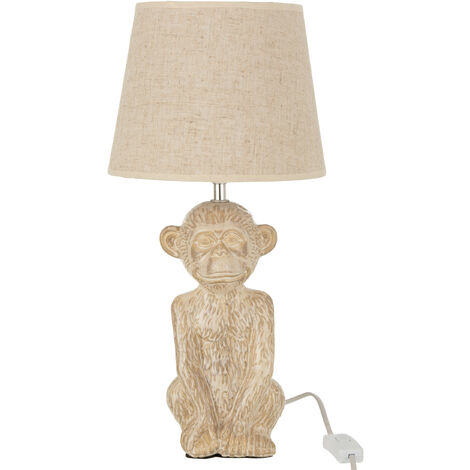 Lampe personnalisée avec prénom petit singe - Nessygan