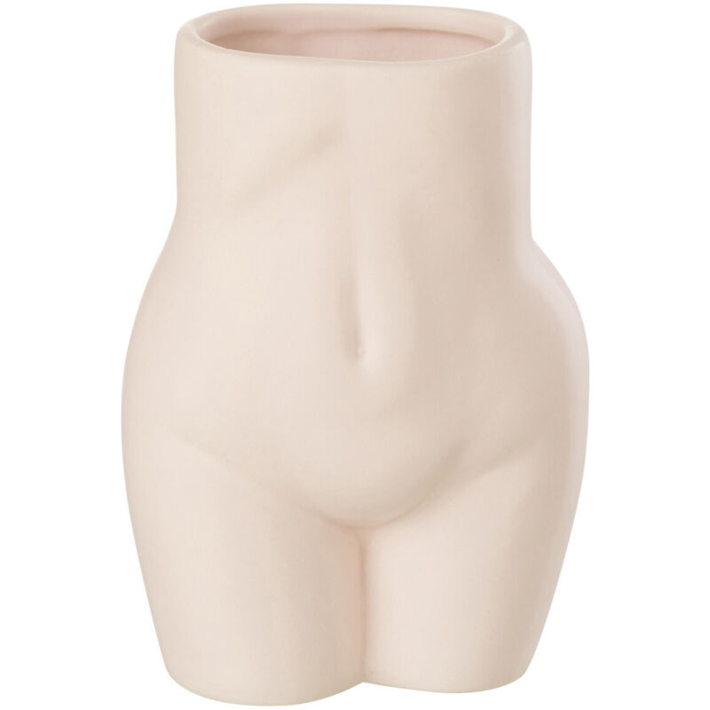 Jolipa - Vase corps féminin en dolomite rose 16 cm