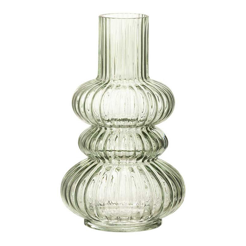 Vase Olga verre vert clair 25x15x15cm