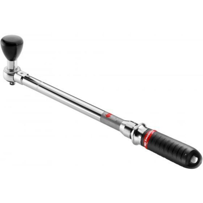Clé dynamométrique à déclenchement à cliquet amovible S.382 - 70-350 N.m - 1/2' - Longueur : 725 mm - Carré d'attachement : 14 x 18 mm Facom