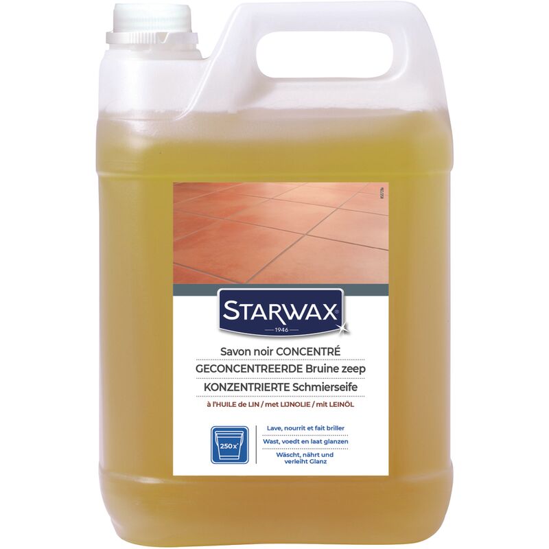 

Jabón con aceite de linaza 'suelos de baldosas - Mármol' - 5L - Starwax