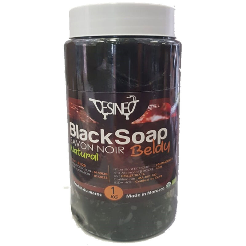 

Desineo - Jabón negro tradicional 100% natural orgánico 1kg beldi