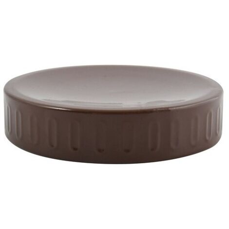 Jabonera Acero HABANA Chocolate MSV