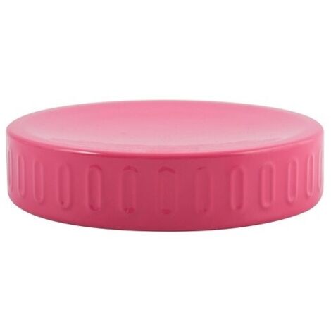 Jabonera Acero HABANA Fucsia MSV
