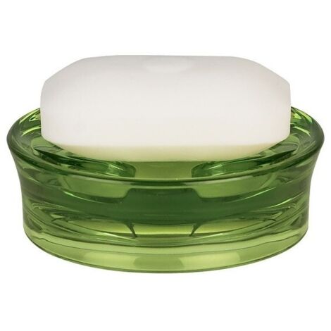Jabonera Acrílica MAX LIGHT Verde Oliva Spirella