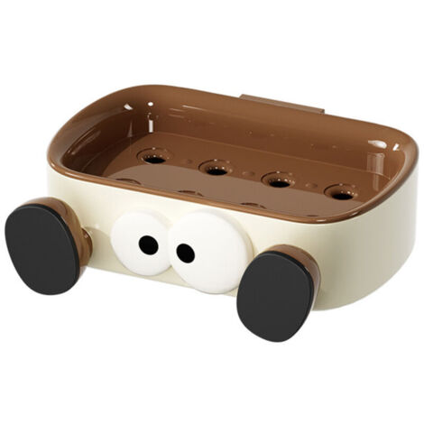 Jabonera autoadhesiva para ducha, soporte de pared para jabón de ducha, no requiere taladrar, para usar en el baño y la cocina.