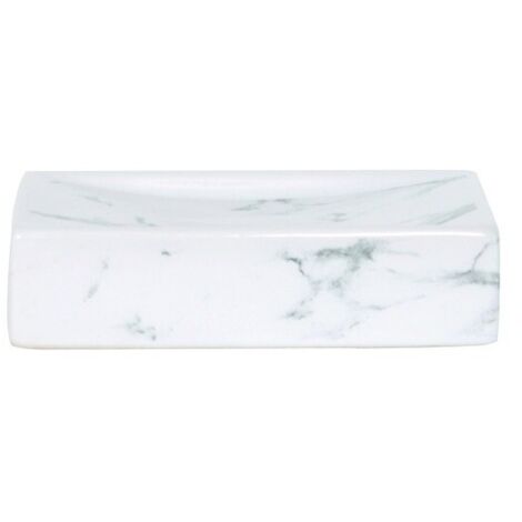 Jabonera Cerámica TOSCANA Blanco MSV