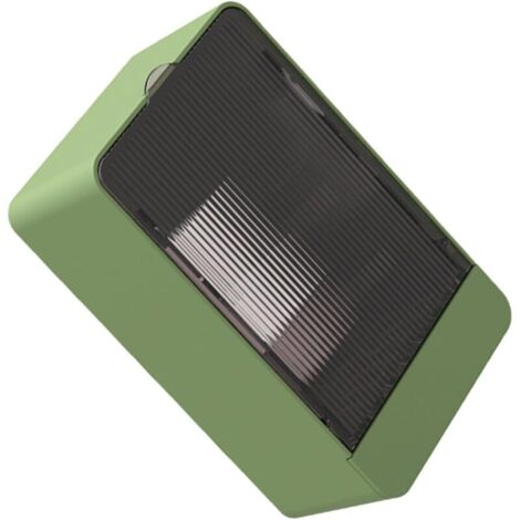 Jabonera con tapa, jabonera de pared, jabonera sin taladro, escurridor extraíble para fregadero, ducha, baño, cocina (verde)