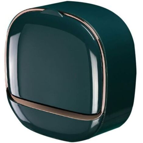 Jabonera de baño de pared, caja de jabón para ducha con tapa abatible, soporte de jabón impermeable para ducha, jabonera nórdica con drenaje automático, bandeja para jabón para baño y cocina.
