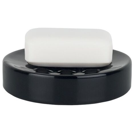 Jabonera de cerámica TUBE-matT Negro Spirella