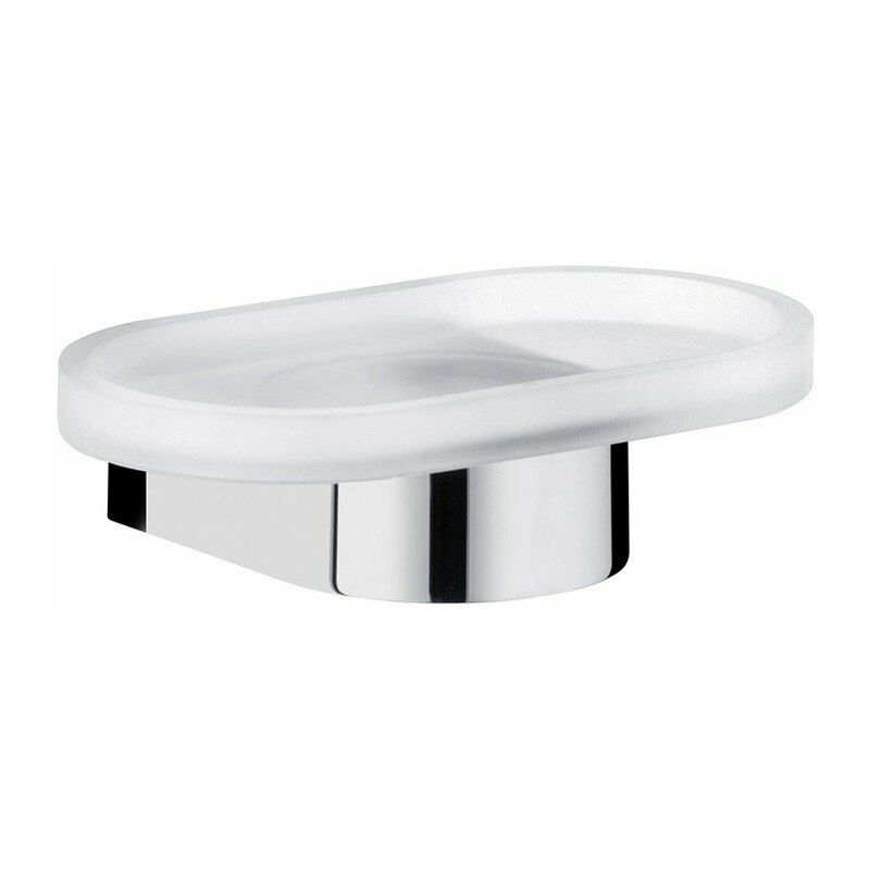 

Jabonera de cristal real EDITION 300 mate, suelta KEUCO