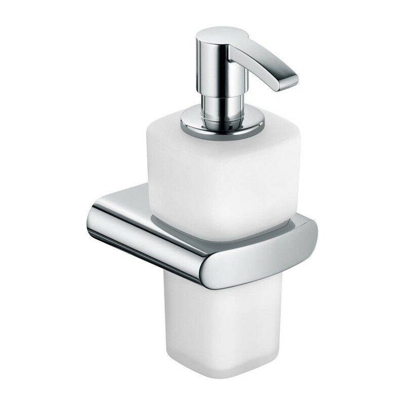 

Dispensador de jabón en espuma ELEGANCE cristal opal cromado mate - Keuco