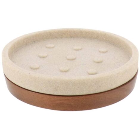 Jabonera de poliresina - acacia natural - Tendance