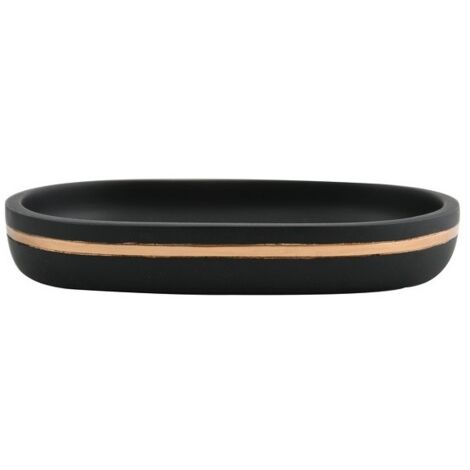 Jabonera de poliresina BLY Black & Gold Spirella