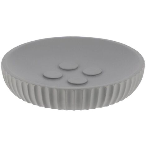 Jabonera de poliresina - gris - Tendance