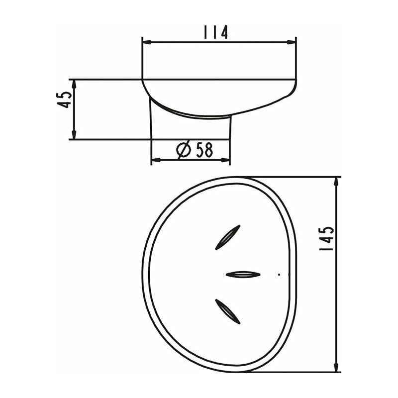 

Jabonera de recambio cristal STANDARD - Ideal